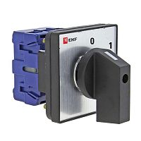 кулачковый переключатель, 2 позиции, 25А | код. pk-1-14-25 | EKF