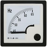 Частотомер RUICHI 45-65 Гц, 220 В, 48х48 мм. | код 65741 | Ruichi