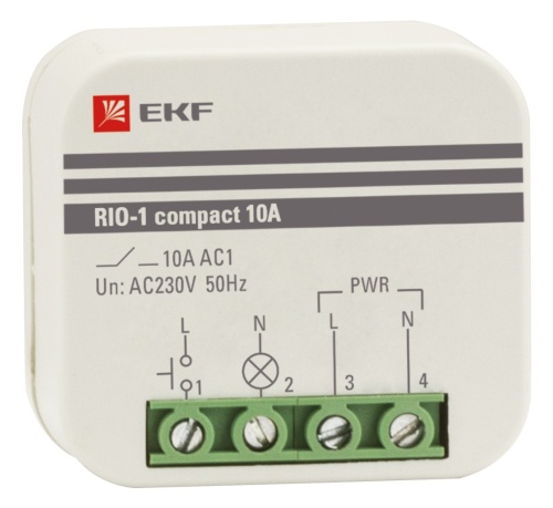 Импульсное реле RIO-1 compact 10А PROxima | код rio-1k-10 | EKF