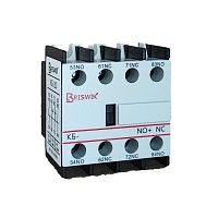 КБ-13 1НО+3НЗ Блок контактный дополнительный к LC1D фронтальный, винтовой зажим, LADN13.BR. | код LADN13.BR | Briswik