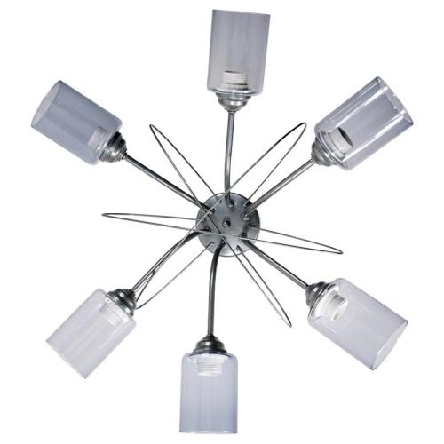 Светильник Орбиталь 161 хром (Плафон 8386) НСБ 01-6х60-106 Е27 ИУ | код 1005404478 | Элетех фото 3