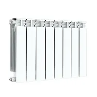 Радиатор биметаллический BASE 350 - 8 секций (51365) | код RAN30H1KQ5SN59 | Rifar