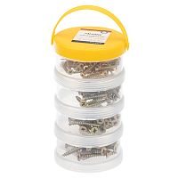 Набор саморезов для ДСП 140 шт. | код KR-01-3101-07 | KRANZ