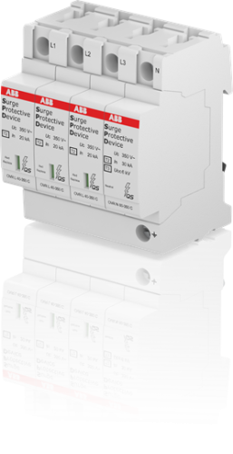 Ограничитель перенапряжения УЗИП OVR T2 3N 40-350 P QS | код 2CTB803983R1100| ABB 