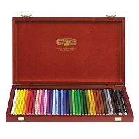 Карандаши цветные KOH-I-NOOR Polycolor , 36 цветов, грифель 3,8 мм, заточенные, деревянный ящик, 3895036001DK | код 181139 | KOH-I-NOOR