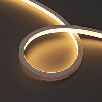 Лента светодиодная MOONLIGHT-TOP-X320-13х12mm 24V Warm 3000К 5Вт/м IP67 sauna wire x2 вывод вниз герметичная (уп.15м) Arlight 051130