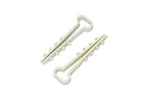 Дюбель-хомут нейлоновый прямоугольный PROconnect 5-10 мм, белый, упаковка 100 шт. | код 07-4611 | PROCONNECT