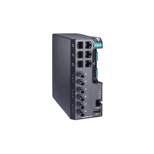 Коммутатор EDS-4009-3MST-LV Managed Ethernet switch with 6 10/100BaseT(X) ports, 3 100BaseFX multi-mode ports with ST connectors, dual power inputs 12/24/48 VDC, t: -10/60 | код 00-06142005 | MOXA
