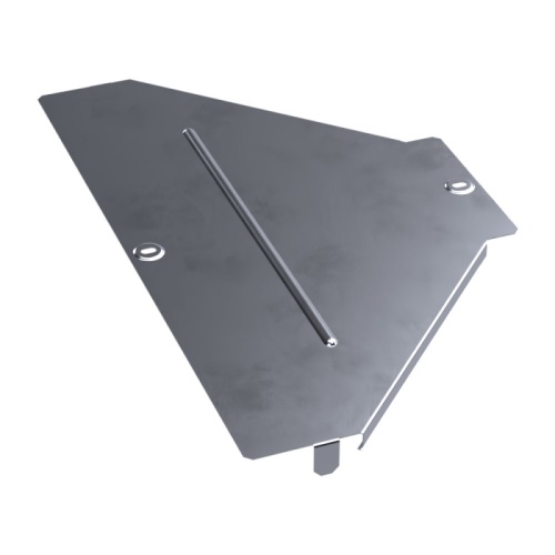 Крышка переходника симметричного Стандарт INOX (AISI 316) 500х150 Промрукав | код PR16.6044 | ПРОМРУКАВ