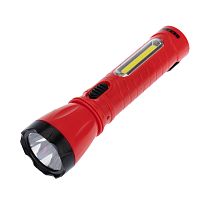 Фонарь рабочий/поисковый, головной + боковой свет 1,5 Вт + 5Вт СОВ боковой, встроенный аккумулятор, зарядка напрямую от сети (евророзетка) 220 В | код 75-711 | REXANT