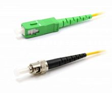 Патч-корд оптический LANMASTER, LSZH, симплексный, SC/APC-ST/UPC, SM OS2, 2.0 м | код LAN-SC-ST/SAU-2.0 | LANMASTER