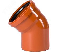 Отвод наружной канализации 400х45 град. | код 226220 | Ostendorf