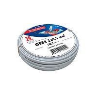 Провод ШВВП 2х0,5 мм кв, длина 10 метров, ГОСТ 7399-97 REXANT | код 01-8082-10 | REXANT
