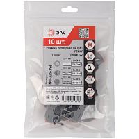 Клемма проходная 222-2411D 1п на DIN-рейку 0.08-2.5/4кв.мм с рычагами NO-225-396 (уп.10шт) Эра Б0067889