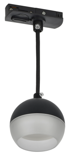 Светильник 4119 декор. трековый подвесной GX53 черный IEK | код LT-UCB0-4119-GX53-1-K02 | IEK