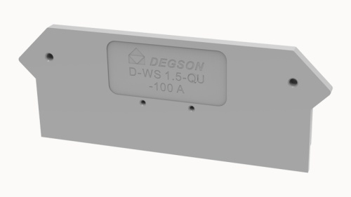 D-WS1.5-QU-01P-11-100Z(H), Концевая крышка, для WS1.5-QU, серый, шт | код 11060000251 | DEGSON D-WS1.5-QU-01P-11-100Z(H), Концевая крышка, для WS1.5-QU, серый, шт | код 11060000251 | DEGSON