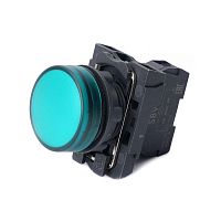 Лампа светосигнальная SB5 d22мм 24В DC зел. в сборе | код. SB5AVB3 | Systeme Electric