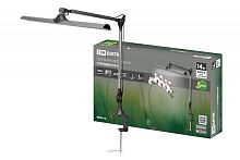 Светильник светодиодный струбцина СН-60, 2 колена, сенс-димм, 220 В, 14Вт, 5000 К, сереб-черн, TDM | код SQ0337-0165 | TDM