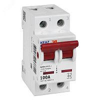 Выключатель нагрузки 2П 100А 400В OptiDin BM63PL-2100-УХЛ3 (ВМ63PL) | код 328166 | КЭАЗ