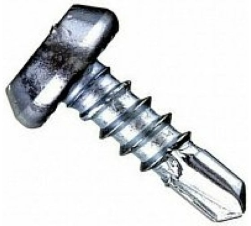 Саморез металл/металл 3.5х9.5 сверло цинк 500 шт | код screw-MM-3,5x9,5zn-504 | ЭТМ-Крепеж