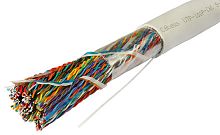 Cabeus UTP-100P-Cat.5-IN Кабель витая пара UTP (U/UTP), категория 5, 100 пар (24 AWG), одножильный (solid), PVC нг(А)-LS | код 7285c | Cabeus