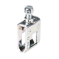 Рядная распределительная клемма, тип фиксации провода: винтовой, номинальное сечение: 4 мм кв., цвет: серый, тип монтажа: шина 6х6 | код 30.494.0010.0 | Wieland