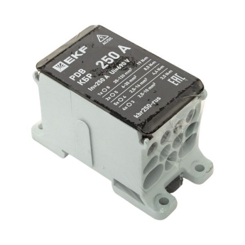 Блок распределительный клеммный КБР 250A EKF kbr250-rus фото 7