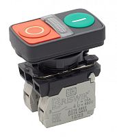 Выключатель Briswik КМЕ 8702м -Л 24В зел-красн IP66 УХЛ3 10А 0но+2нз | код aB-GB-6Ai-3623 | Briswik