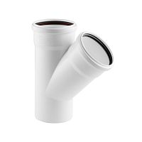 Тройник ELITE МК МПП 110/110х45 бел. | код 36524 | RTP