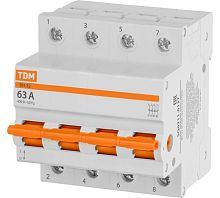Выключатель нагрузки (мини-рубильник) ВН-32 4P 63A Home Use TDM | код SQ0211-0137 | TDM