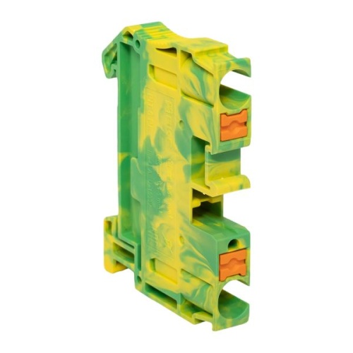 Клеммная колодка пружинная 6 Push-in земля | код PIT-6-pe | EKF фото 2