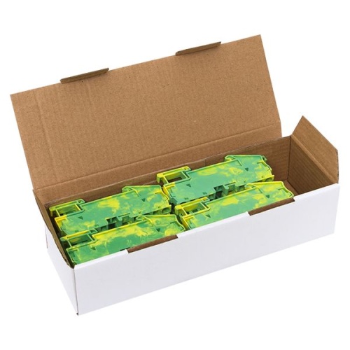 Колодка клеммная пружинная JXB-ST-4 4 вывода земля EKF | код plc-jxb-st-4-4-pen | EKF фото 4