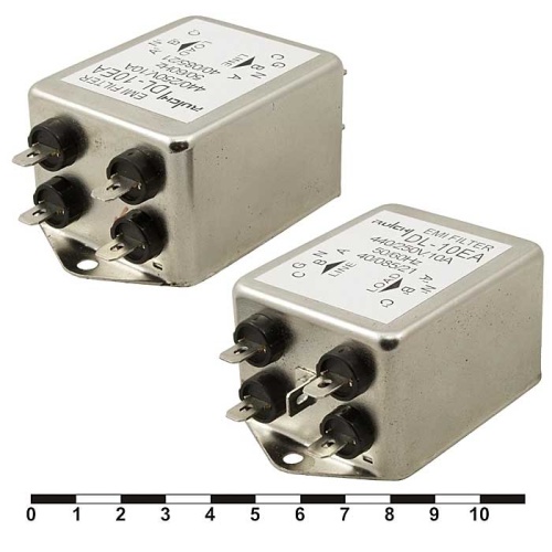 Сетевой фильтр RUICHI DL-10EA, 10 А | код 90856 | Ruichi