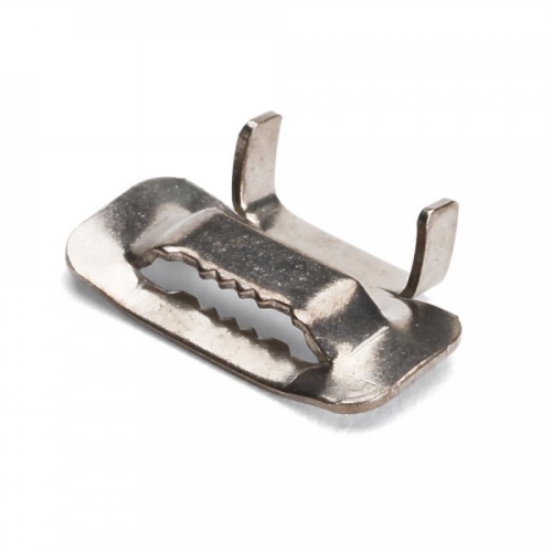 Бугели из нержавеющей стали AISI 201 для монтажных лент 20 мм (30 шт/уп) Промрукав | код PR08.12708 | ПРОМРУКАВ