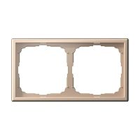 Рамка 2-м ArtGallery универс. песочн. | код GAL001202 | Systeme Electric