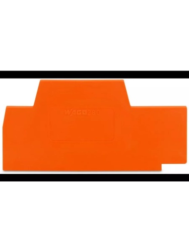 Пластина торцевая и промежуточная 2.5 оранж | код. 280-343 | WAGO