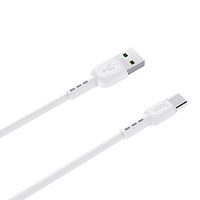 Кабель USB 2.0 hoco X33, AM/Type-C, белый, 1м, 5А | код 6931474706126 | Hoco