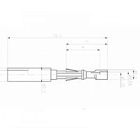 Розеточный контакт REVOS, диаметр контакта 1,6 мм, для оптоволокна | код 02.125.2421.0 | Wieland
