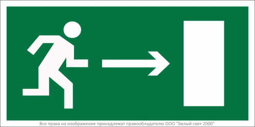 Знак безопасности NPU-2010.E03''Напр. к эвакуационному выходу направо'' | код a16668 | Белый Свет Знак безопасности NPU-2010.E03''Напр. к эвакуационному выходу направо'' | код a16668 | Белый Свет