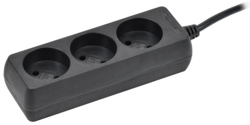 Удлинитель 3х3м без заземл. 10А IP20 У3 250В ПВС 2х0.75 черн. | код WYP10-06-03-03-K02 | IEK Удлинитель 3х3м без заземл. 10А IP20 У3 250В ПВС 2х0.75 черн. | код WYP10-06-03-03-K02 | IEK