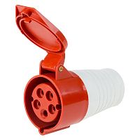 Розетка 215 переносная 3Р+РЕ+N 16А 380В IP44 | Код. 11-8920 | Rexant