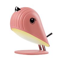 СВЕТИЛЬНИК настольный аккумуляторный светодиодный ПТАШКА розовый JAZZway | код 5058514 | JazzWay