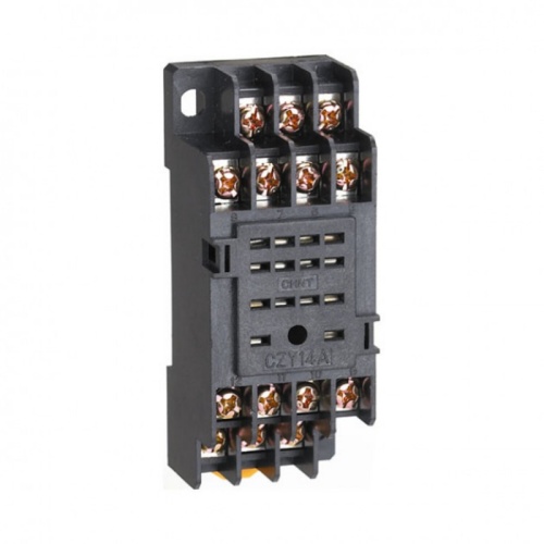Розетка CZT08A-E для реле NJX-13FW(B)/2Z 2 контакта (CHINT) | код 289995 | CHINT