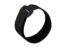 Хомуты-липучки с пластиковой пряжкой 20?300 черный HLT | код 084-07-352 | HLT