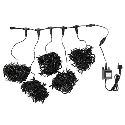 Гирлянда LED ClipLight 24V, 5 нитей по 20 м, диоды белый, Flashing | код 323-605 | Neon-Night фото 6