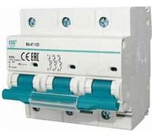 Автоматический выключатель ВА 47-125_3 полюса 80А ток к.з. 10кА хар-ка С ESQ | код 14.03.03.000001 | ESQ