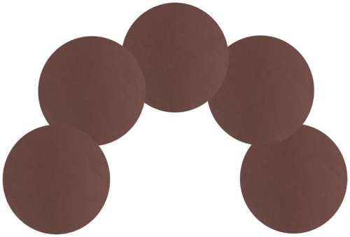 Круг шлифовальные сплошные (липучка) алюминий-оксидные 125мм (уп.5шт) Р 1500 FIT 39675 фото 6