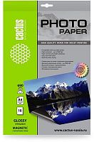 Фотобумага Cactus CS-MGA469010 A4/690г/м2/10л./белый глянцевое/магнитный слой для струйной печати | код 1915208 | CACTUS