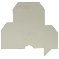 Разделительная пластина, для клемм WKN 2,5 E..., цвет: серый | код 07.312.1855.0 | Wieland