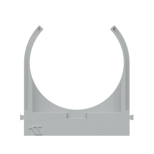 Крепеж-клипса для труб d50мм прямой монтаж сер. (уп.20шт) КМ LO67235 фото 2